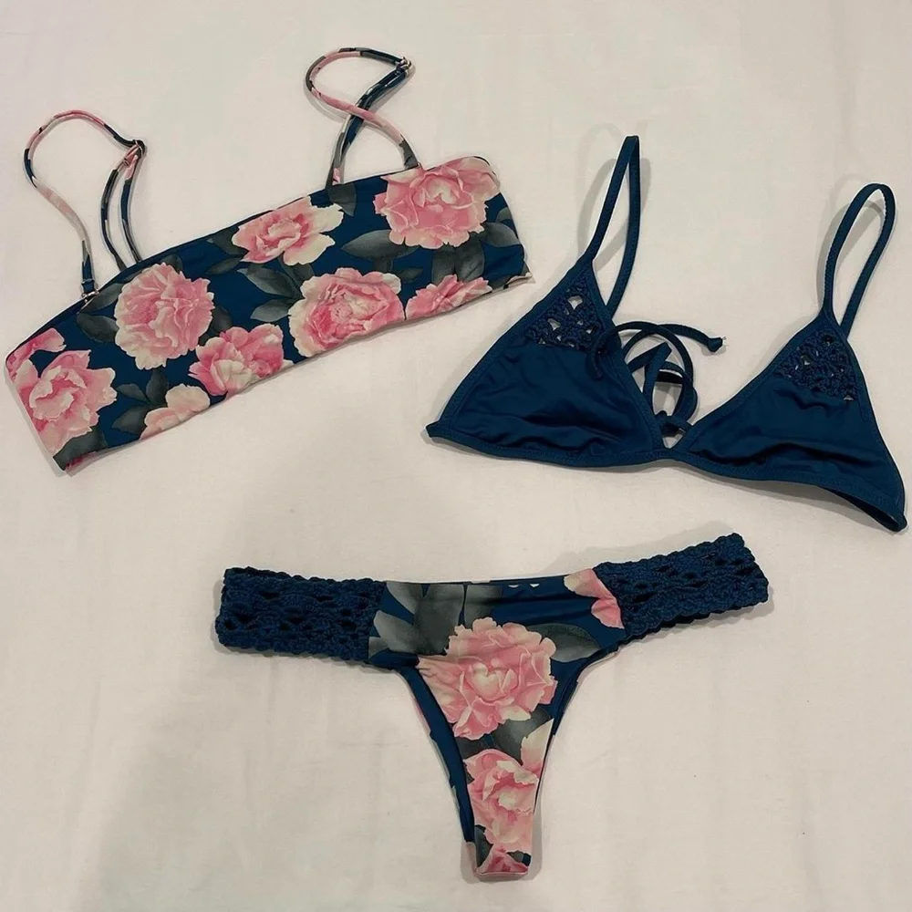 FRANKIES BIKINIS bandeau top